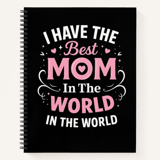 Cuaderno La mejor mamá del mundo (Anverso)