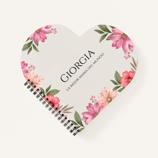 Cuaderno La mejor mamá del mundo (Anverso)