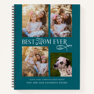 Cuaderno La Mejor Mamá del Mundo 4 Fotos Nuestra Historia F