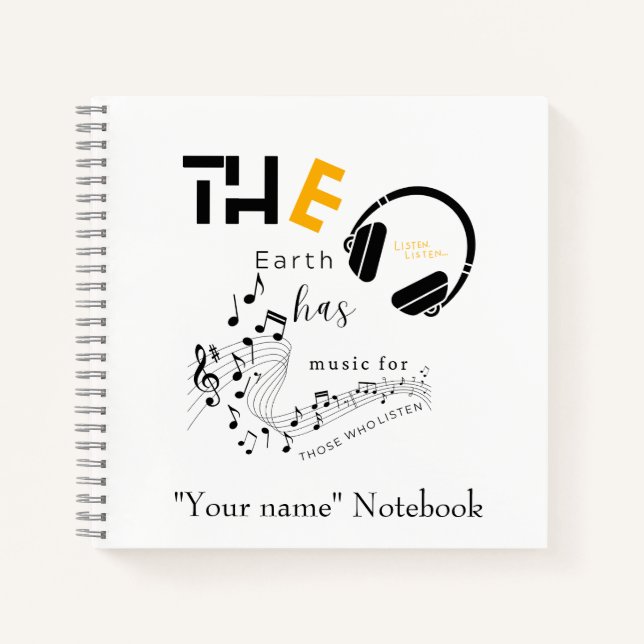 Cuaderno La melodía de la naturaleza (Anverso)