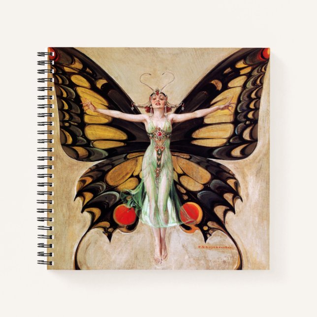 Cuaderno La metamorfosis del Chica Flapper a la mariposa 19 (Anverso)