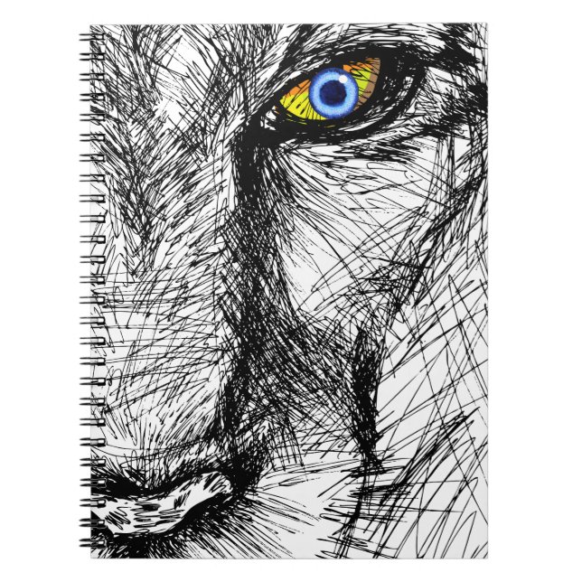 Cuaderno La mirada del tigre (Frente)