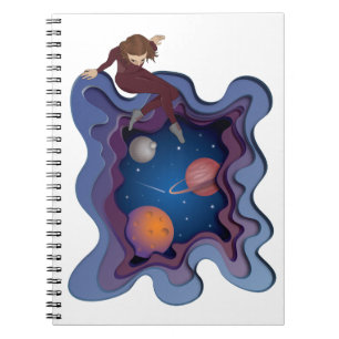 Cuaderno La mirada espacial del Chica astronauta