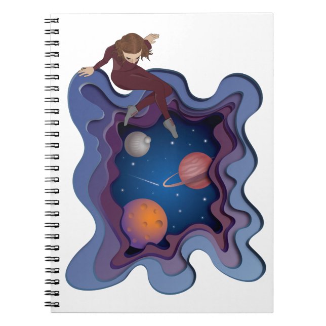 Cuaderno La mirada espacial del Chica astronauta (Frente)