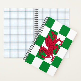 Cuaderno La mística bandera del Dragón Celta Rojo de Gales