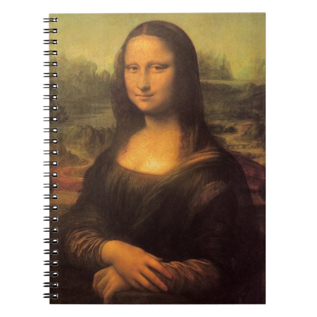 Cuaderno La Mona Lisa de Leonardo Da Vinci (Frente)