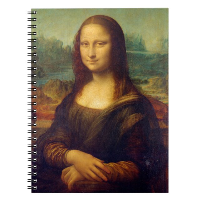 Cuaderno La Mona Lisa de Leonardo da Vinci (Frente)
