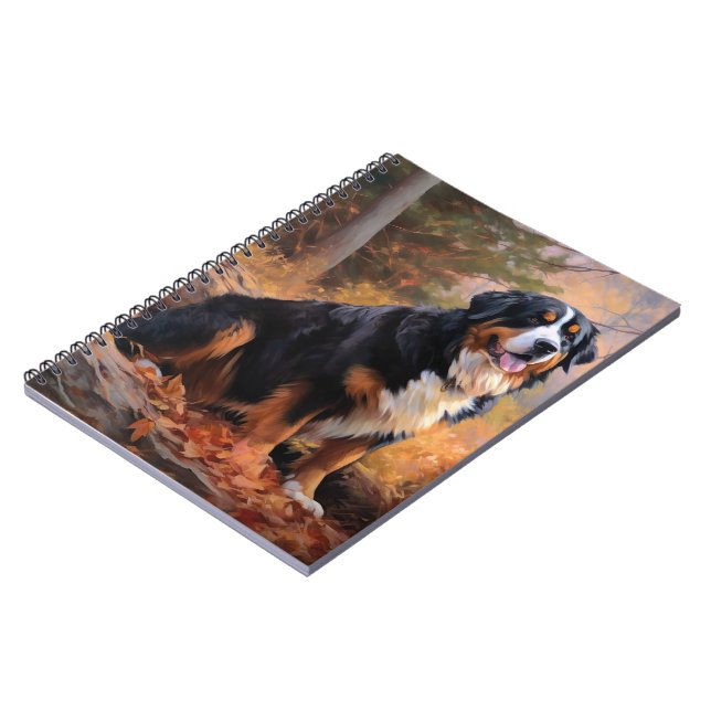 Cuaderno La montaña Bernesa en otoño se inspira en la caída (Lado Izquierdo)