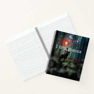 Cuaderno La mordedura del hombre musculoso sin camiseta de 