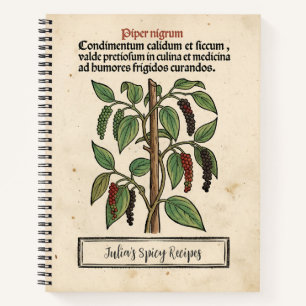 Cuaderno La Mordida del Emperador: Pimienta Negra Medieval