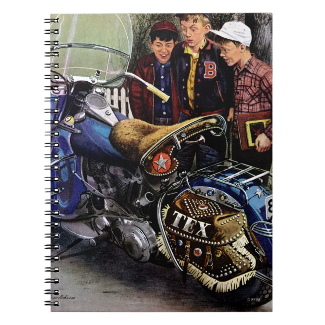 Cuaderno La motocicleta de Tex (Frente)