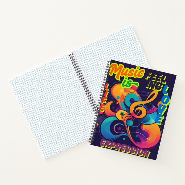 Cuaderno La música (Interior)
