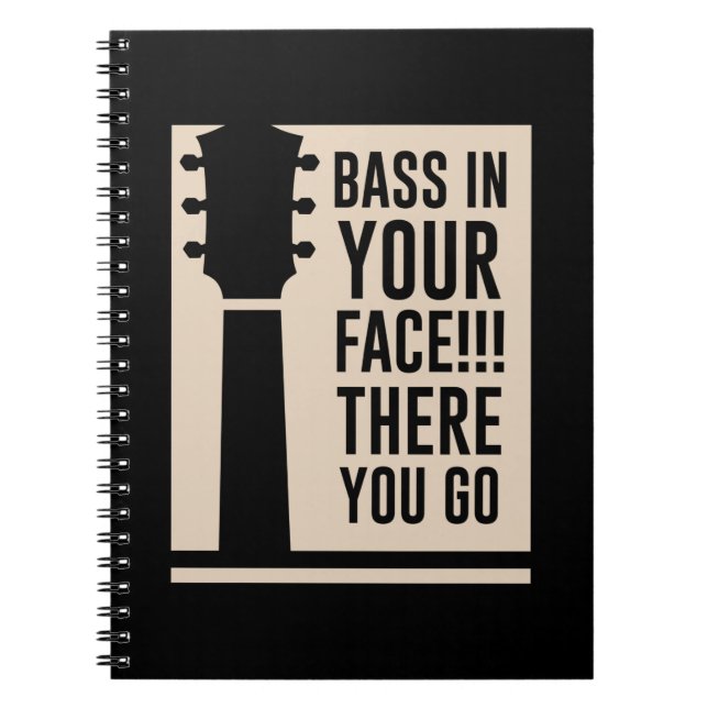 Cuaderno La Música De Guitarra En Tu Cara (Frente)