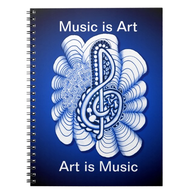 Cuaderno La música es arte (Frente)