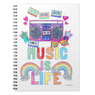 Cuaderno La música es lema de la vida