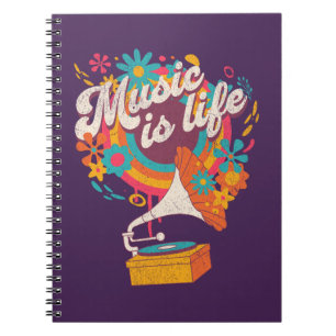 Cuaderno La música es vida