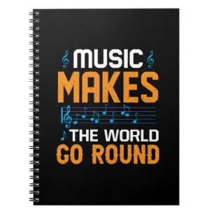 Cuaderno La Música Hace Girar Al Mundo