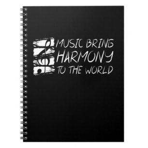 Cuaderno La Música Trae Armonía Al Mundo