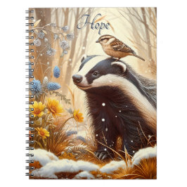 Cuaderno La naturaleza de Badger y Sparrow
