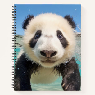 Cuaderno La naturaleza de la diversión animal de Panda juga