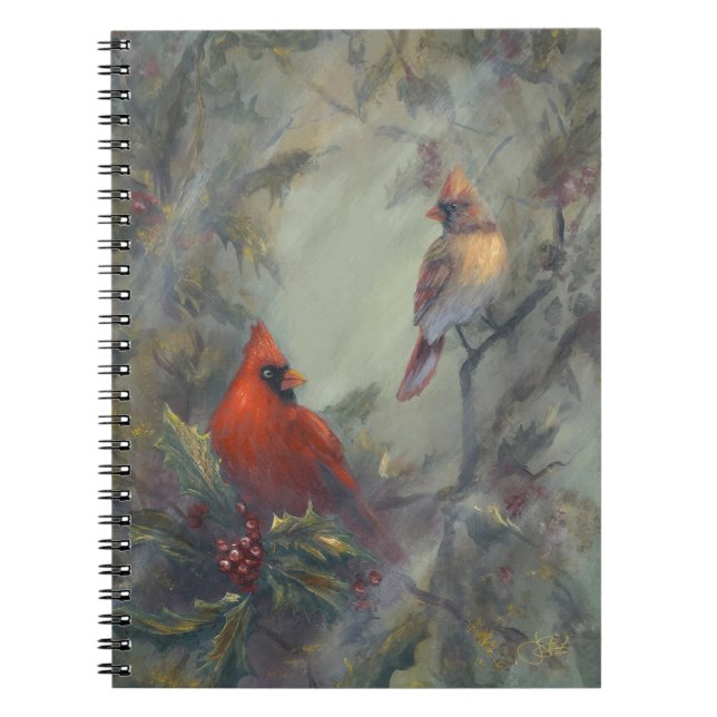Cuaderno "La Navidad Está Llegando" Cardenales (Frente)