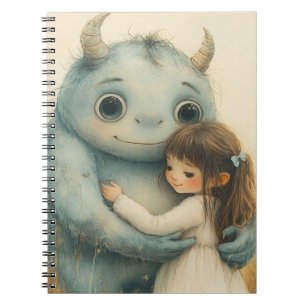 Cuaderno La niña y su amigo monstruo