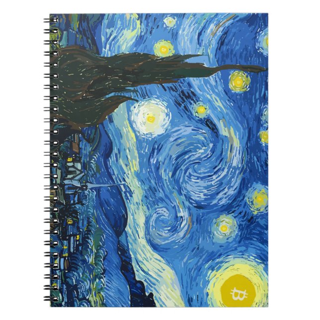 Cuaderno La noche Bitcoiny (Frente)