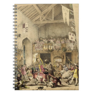 Cuaderno La noche de Reyes Revels en el gran pasillo,