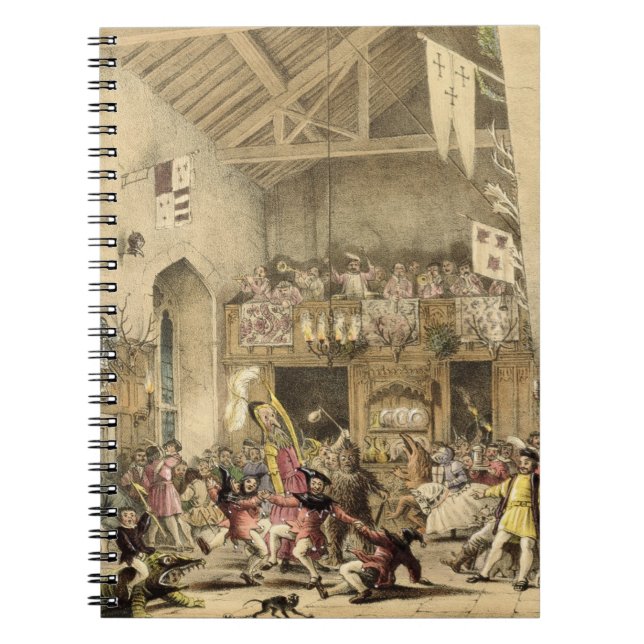 Cuaderno La noche de Reyes Revels en el gran pasillo, (Frente)