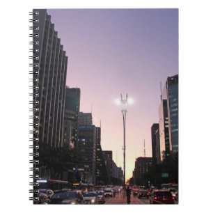 Cuaderno La noche en la avenida de Paulista - Sao Paulo