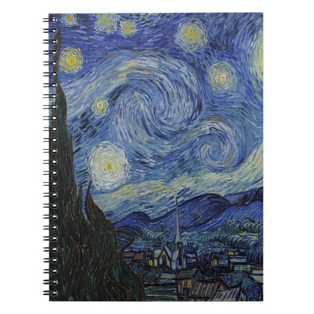 Cuaderno La noche estrellada de Van Gogh (Frente)