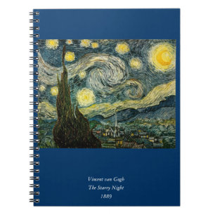 Cuaderno La noche estrellada de Vincent van Gogh (1889)