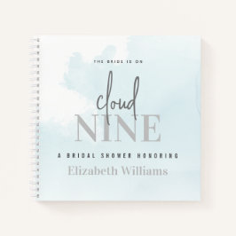 Cuaderno La Novia Está En Cloud Nueve Bridal Shower Guestbo