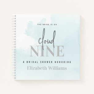 Cuaderno La Novia Está En Cloud Nueve Bridal Shower Guestbo