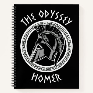 Cuaderno La Odisea Homero Casco Griego Mitología Antigua I