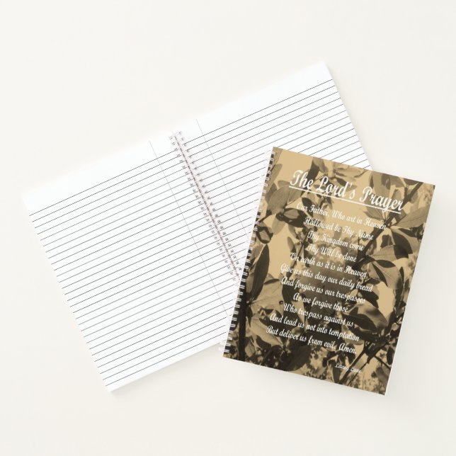 Cuaderno La oración de los señores (Interior)