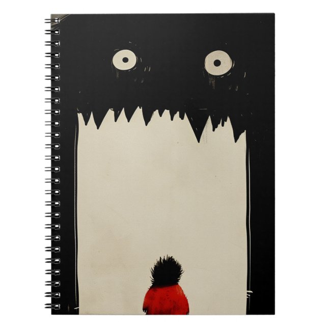 Cuaderno La oscuridad el Monstruo (Frente)