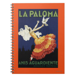 Cuaderno La Paloma - Anis Aguardiente promocional