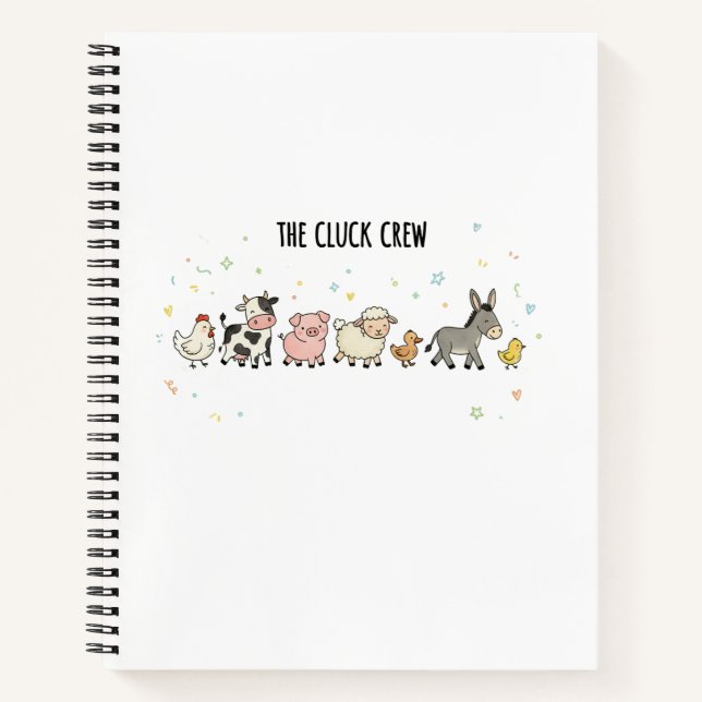Cuaderno "La pandilla de Cluck" (Anverso)