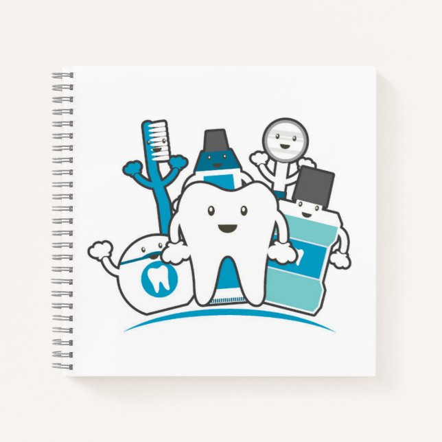 Cuaderno La pandilla de los dientes limpios (Anverso)