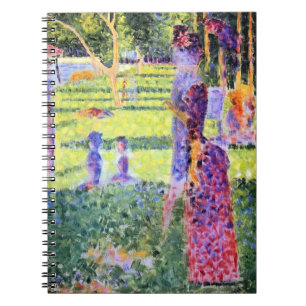 Cuaderno La Pareja de Georges Seurat, Pointillismo Vintage