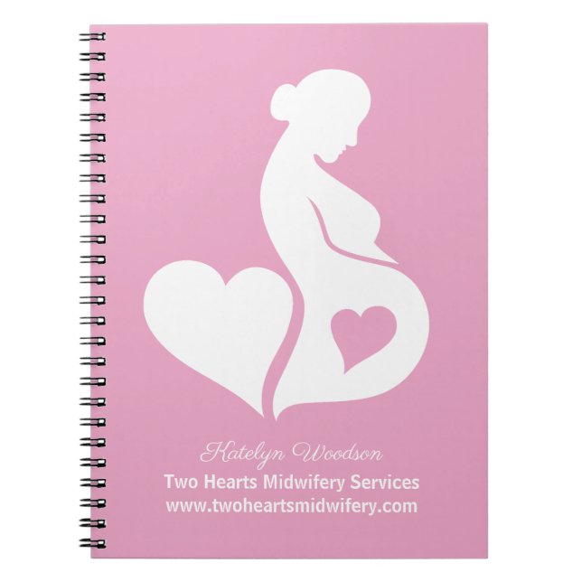 Cuaderno La partera Doula Beautiful Pregancy Personalizado  (Frente)