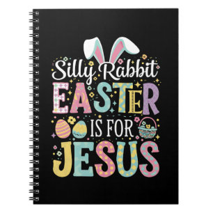 Cuaderno La Pascua De Rabbit Silenciosa Es Para Jesús Hermo