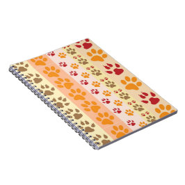 Cuaderno La pata del perro imprime el modelo