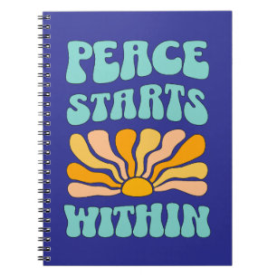 Cuaderno La paz comienza dentro		