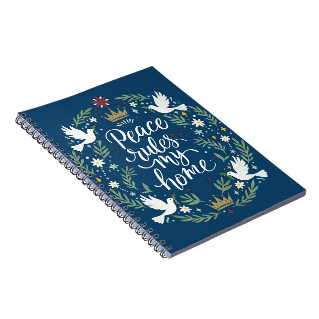 Cuaderno La Paz Gobierna Mi Hogar (Lado Derecho)