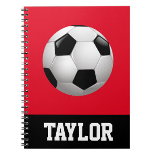 Cuaderno La pelota de fútbol personalizada