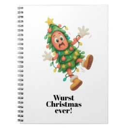Cuaderno ¡La peor Navidad de Wurst! Salami divertido 