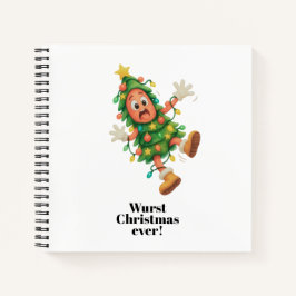 Cuaderno ¡La peor Navidad de Wurst! Salami divertido 