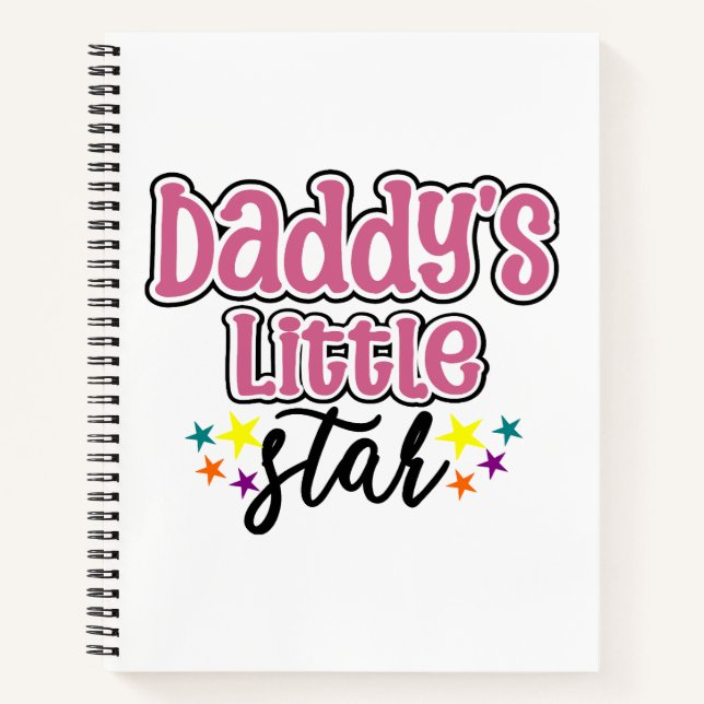 Cuaderno La pequeña estrella de papá (Anverso)